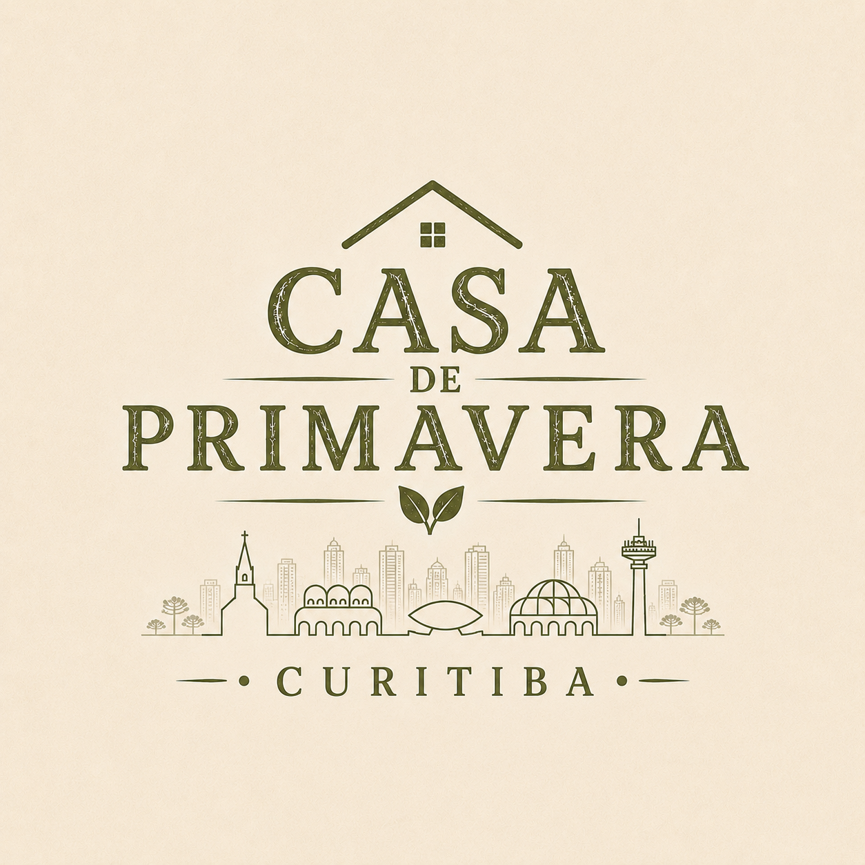Identidade oficial da Casa de Primavera em Curitiba